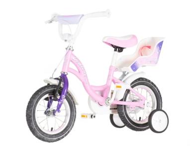 Dečija bicikla Visitor princess 12/v-brake/pomoćni točkići/belo-roza