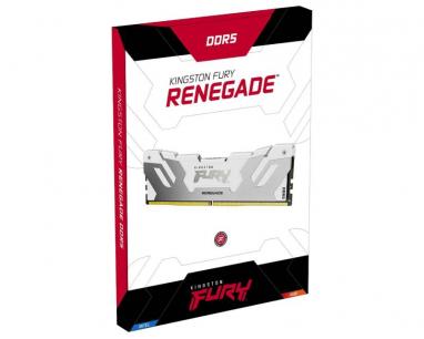 DIMM DDR5 16GB 6400MT/s KF564C32RW-16 FURY Renegade White
