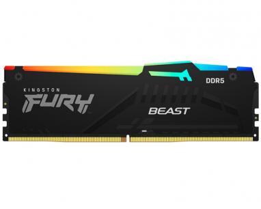 DIMM DDR5 16GB 6800MT/s KF568C34BBA-16 FURY Beast Black RGB XMP