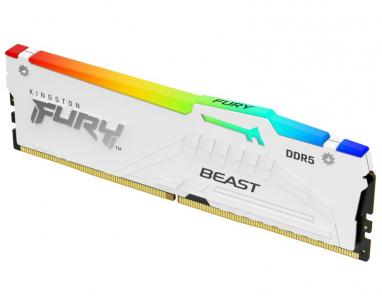 DIMM DDR5 32GB 5200MT/s KF552C36BWEA-32 Fury Beast RGB White Expo