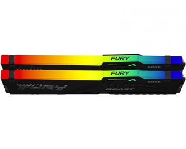 DIMM DDR5 64GB (2x32GB kit) 5200MT/s KF552C40BB2AK2-64 FURY Beast Black RGB EXPO