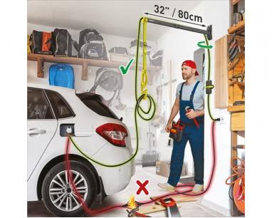 EV80WM zidni nosač kabla za punjenje električnih vozila 80cm