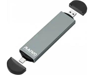 Externo kućište za M.2 NVME/SATA 3.2 Tip C/USB A Maiwo K1683P2