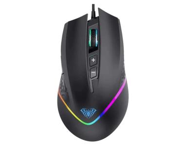 Gaming miš AULA F805 6400DPI/7D/RGB/Crni