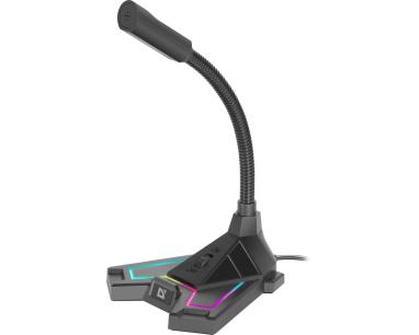 Gaming stream mikrofon Defender Pitch GMC 200 Led