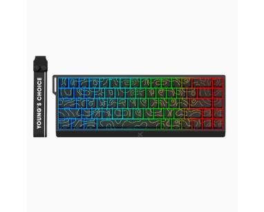 Gaming tastatura MCHOSE Ace 68 Hall Effect Magnetic Switch black topographic
