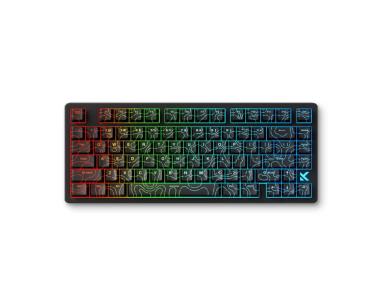 Gaming tastatura MCHOSE Jet 75 Hall Effect Magnetic Switch black topographic