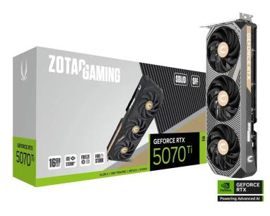 Grafička karta Zotac Gaming Geforce RTX 5070 Ti Solid OC 16GB DDR7 256 bit 3xDP/HDMI