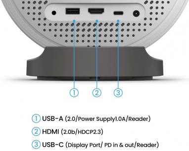 GV50 Laserski Full HD 500 ANSI lumena 100000:1 portabl smart projektor sa koferom