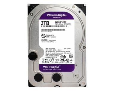 Hard disk 3TB SATA3 Western Digital Caviar 64MB WD33PURZ Purple