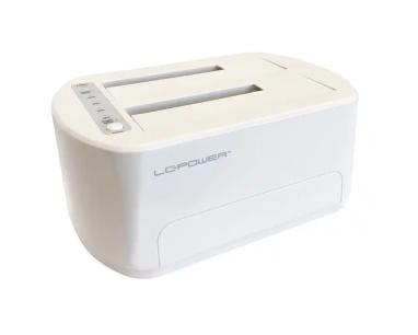 HDD Docking station USB 3.2 2xSSD/HDD  LC-DOCK-U3-VI Beli