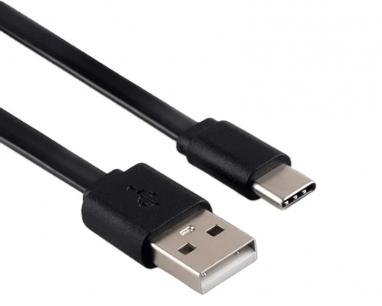 Kabl 2.0 USB A - USB 3.1 tip C M/M 5A 1m crni slika