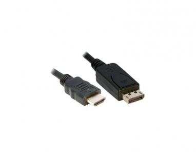 Kabl DisplayPort 1.4 (M) - HDMI 2.0 (M) 1.8m crni slika