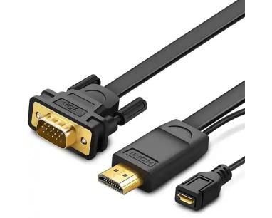 Kabl konverter HDMI - VGA 1.5m Ugreen