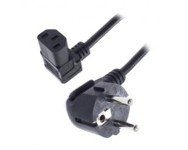 Kabl napojni pod uglom 1m CEE7/7-C13F