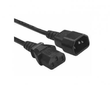 Kabl naponski C13 - C14 (UPS - PC) 1.8m crni slika