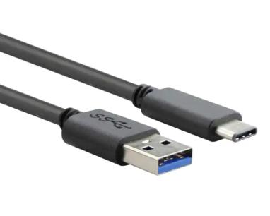 Kabl USB 3.0 Tip A - Tip C 3.1 E-green 2m crni slika