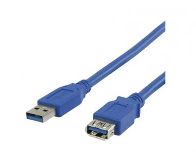 Kabl USB 3.0 - USB 3.0 nastavak M/F 1.8 plavi slika