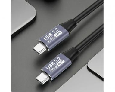 Kabl USB 3.2 na USB 3.2 8K/60 Hz, 20Gbps, 240W 3m, crni slika
