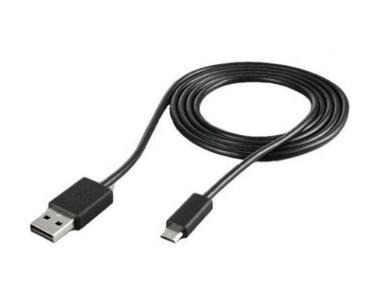 Kabl 2.0 USB A - USB Micro-B M/M 1m crni slika