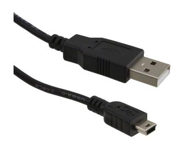 Kabl USB A - USB Mini-B M/M 1.8m crni