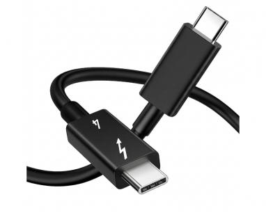 Kabl USB tip C M/M Thunderbolt 4/40Gbps/PD 8K/60Hz 1m, crni slika