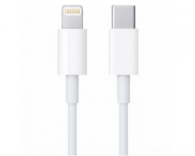 Kabl USB tip C na iPhone Lighting 5,6,7 3 A, 1m beli slika