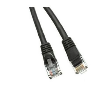 Kabl UTP patch Cat5e 0.3m crni