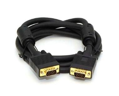 Kabl VGA  M/M 3m HQ feritno jezgro crni slika