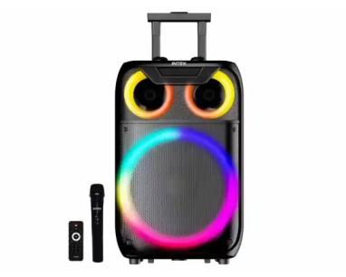Partybox zvučnik Intex T1219 Trolley AUX/USB/SD/FM/BT/1 x Bežični mikrofon 40W