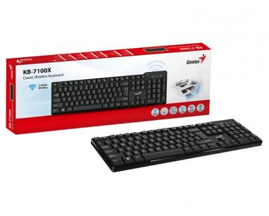 KB-7100X Wireless USB YU wireless crna tastatura