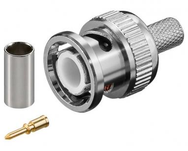 Konektor BNC(M) RG59 krimp (pak 10kom)