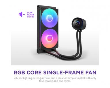 Kraken Plus 240 RGB V2 vodeno hlađenje crno (RL-KR240-B2) slika