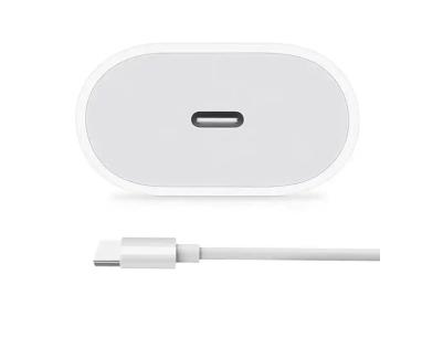 Kućni punjač EIMA EM-20 20W PD Quick Charge 3.0+ Type C sa Type C kablom beli