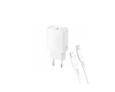 Kućni punjač XO L160 fast 20W Type C + lightning kabal slika