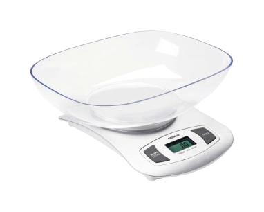 Kuhinjska vaga Sencor sa posudom SKS 4001WH/do 5 kg slika