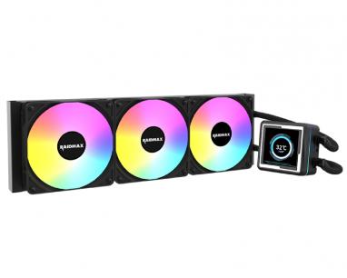 LM360 ARGB CPU LIQUID COOLER WITH ANIMATION DISPLAY - Vodeno hlađenje crno (LM360BK) F slika