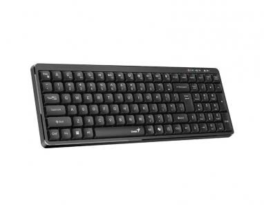 LuxeMate Q7100BT Wireless USB US crna tastatura