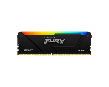 Memorija DDR4 16GB (2x8GB) 3600MHz Kingston Fury Beast RGB KF436C17BB2AK2/16