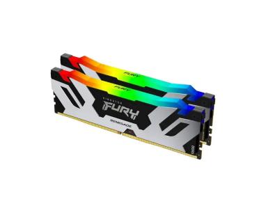 Memorija DDR5 32GB (2x16GB) 7200MT/s Kingston Fury Renegade Silver RGB  KF572C38RSAK2-32