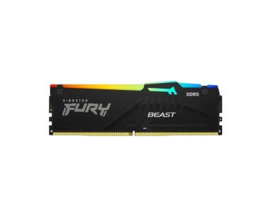 Memorija DDR5 64GB (2x32GB) 6000MHz Kingston Fury Beast RGB KF560C36BBE2AK2-64