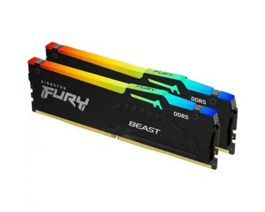 Memorija DDR5 64GB (2x32GB) 6000MHz Kingston Fury Beast KF560C30BBEAK2-64