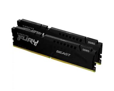 Memorija DDR5 64GB (2x32GB) 6000MHz Kingston Fury Beast KF560C30BBEK2-64