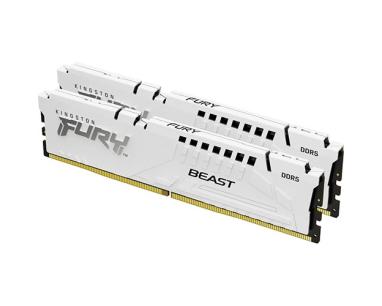 Memorija DDR5 64GB 5200MHz (2x32) Kingston Fury Beast White KF552C40BWK2-64