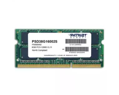 Memorija SODIMM DDR3 8GB 1600MHZ Patriot Signature PSD38G16002S