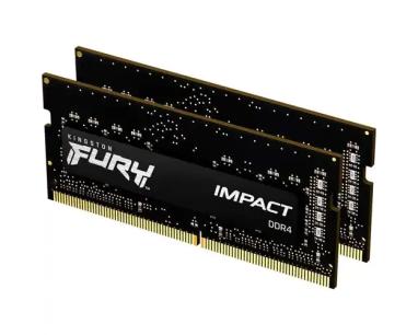 Memorija SODIMM DDR4 32GB (2x16) 3200MHz Kingston Fury Impact KF432S20IBK2/32