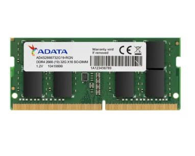 Memorija SODIMM DDR4 8GB 2666 MHz AData AD4S26668G19-SGN