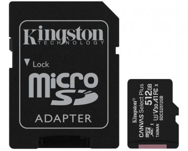 Memorijska kartica A1 MicroSDXC 512GB 100R class 10 SDCS2/512GB + adapter