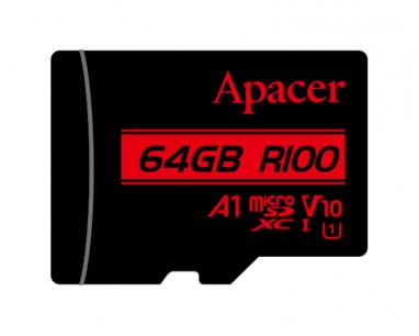 Memorijska kartica microSDXC UHS-I U1 Class10 V10 A1 R100 64GB AP64GMCSX10UB-RA