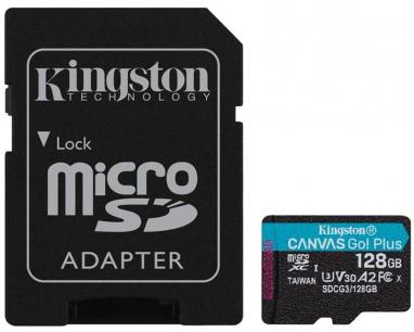 Memorijska kartica U3 V30 microSDXC 128GB Canvas Go Plus 170R A2 + adapter SDCG3/128GB